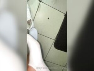 sofi_n_den Spits on Her Sweaty Feet For You After Gym