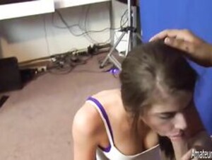 Melissa blowjob casting 1