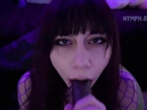 nymph_candy bbc dildo blowjob ppv