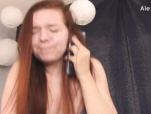 Alexa Crush On the phone
