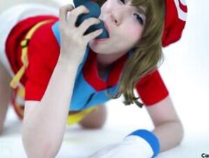 Lana Rain - May From Pokemon Plays With Hounddom