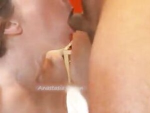 Anastasia ocean boat double blowjob