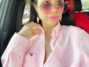 Angie Bikini - Tease in Car