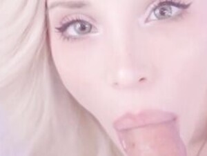CherryCrush blowjob close up 1
