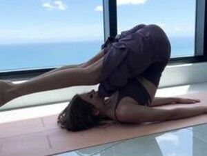 Deep Mila Does Yoga