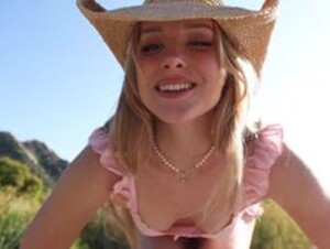 Caroline Zalog Cowgirl Try On Video Leaked