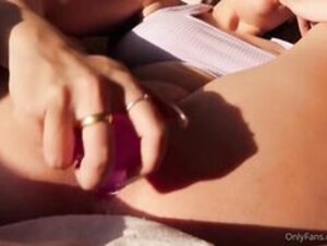 Emily Black Dildo In Pussy