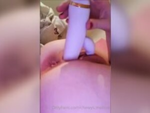 Chewy melons vibrator play