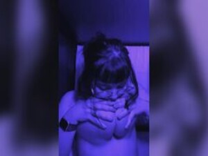 moonlighty_ sucking both her tits