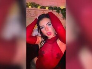 Andrea Botez Bathtub Nude Sheer Nipple Pasties Tease Passes Fansly Onlyfans Leak
