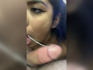 Indian Reddit egirl loves deepthroat