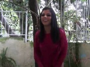 Adriana Chechick Pissing On Garden