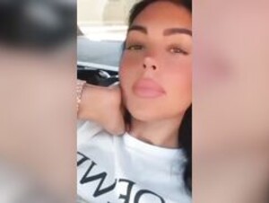 Georgina Rodriguez kiss