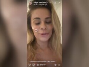 Paige VanZant in Bathtub