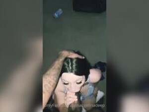 Angelina Deep BBC blowjob