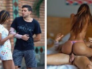 Disabled Guy Fucks A Sexy Juicy Ass Colombian Gold Digger