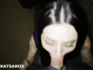 Kaitlyn Katsaros Deepthroat Blowjob