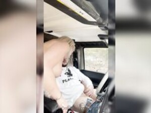 Tasha Rai sucks a big dick in Jeep onlyfans