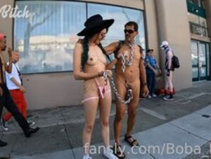 Boba_Bitch & ShyGothExhib - First Part Of My Folsom Adventure (Flashing Vlog)