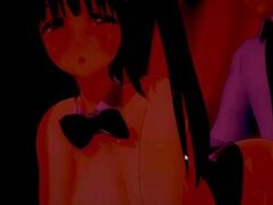 Bimbo Bunny Girl Deepthroates and Fucks