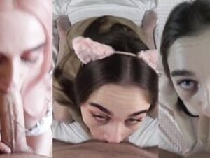 Sladki slivki triple blowjob
