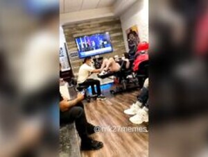 Girl Squirting While Getting Tattoo