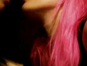 Vinyl Meow lesbian kissing part 2