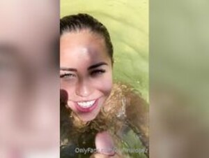 Alina Lopez River POV Blowjob