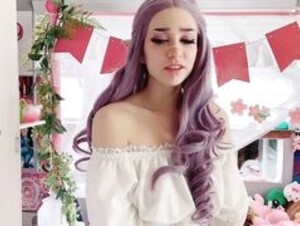 Indigo White Cumming on your new Elf waifu's feet