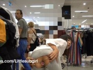 Littlesubgirl - Super Crowded Mall & Store Squirting Right In front of Strangers