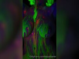 Tessa Fowler Neon Body Paint OnlyFans