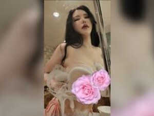 Anri Okita Boobs On Glass