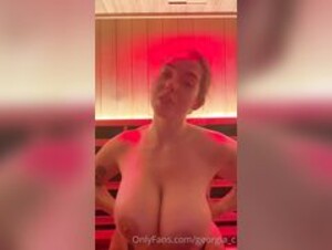 Georgia Carter Sauna JOI