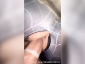 Alaznelove OF Black SpiderSlut Fucks Stranger Fan