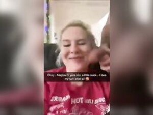 Son wants dick sucked after sex ed