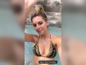 Madisyn Shipman - Pool Instagram Stories