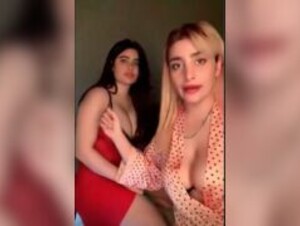 Angie Khoury with her lesbian friend 2