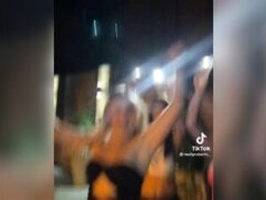 TikTok Molly Roberts nipslip
