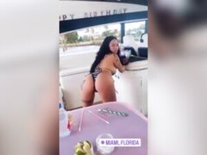 Bhad Bhabie Boat Twerking