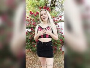 Addison ivy- garden masturbation