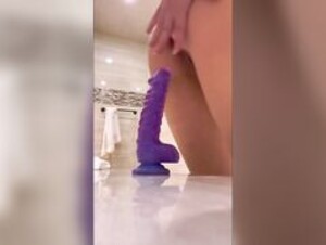 Goth egg rides cock