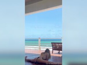 Grace Charis Topless Yoga