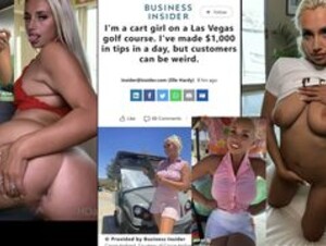 Cass Holland - cart girl wants ur big tip