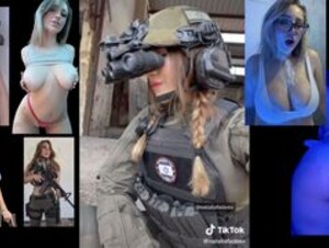 Natalia Fadeev cum covered soldier