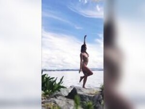 Cha Wilde - Naked yoga by the lake