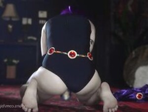 Big titty goth egg raven cosplay