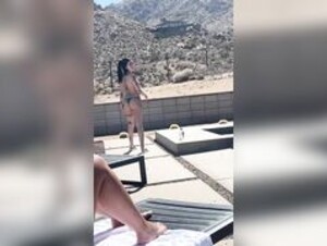 Bhad Bhabie's Instagram story Thong