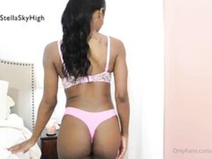 Stella Sky Lingerie Try-On