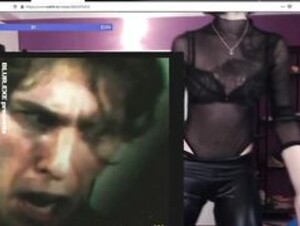 Grimoire Shaking Juicy Ass in Black Leggings For Twitch Stream