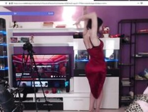Grimoire Shaking Ass in Red Dress